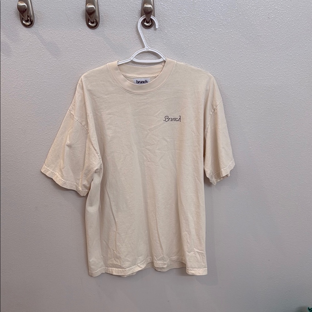 Cream T-Shirt for Men